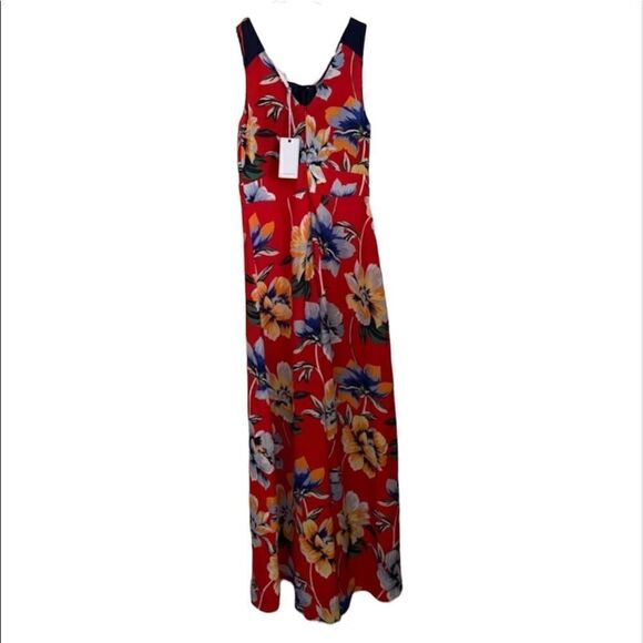 COPY - Anthropologie Lulumari Tropical Maxi Dress Size S - Picture 1 of 8